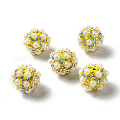 Polymer Ton Strass Perlen&nbsp;RGLA-D050-01E