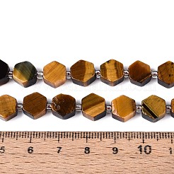 Natürlichen Tigerauge Perlen Stränge&nbsp;G-P534-A21-01