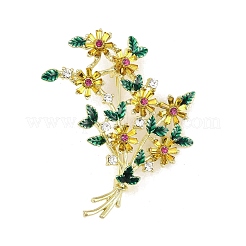 Chrysanthemenblüten-Emaille-Anstecknadeln&nbsp;JEWB-B035-01G