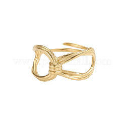Anillos de acero inoxidable 304 para mujer&nbsp;STAS-OY017-66G-1