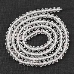 Natürlichem Quarz-Kristall-Perlen Stränge&nbsp;G-K376-B02-02