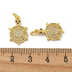Colgante micropavé cubic zirconia de latón&nbsp;KK-N254-129A-G