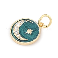 Ottone micro spianare fascino zirconi&nbsp;KK-Q096-01G