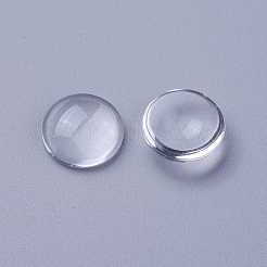 Cabochon in vetro trasparente&nbsp;GGLA-R026-12mm
