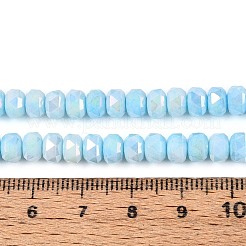 Anlaufschutz-Glasperlenstränge mit galvanischer Beschichtung&nbsp;GLAA-T025-6mm-11B