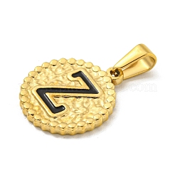Placcatura ionica (ip) ciondoli in acciaio inossidabile smaltato 304&nbsp;STAS-R231-19Z-G