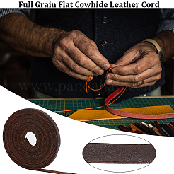 Cordon plat en cuir de vachette de 5 m&nbsp;WL-GF0001-22B-02