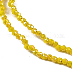 Transparentes perles de verre de galvanoplastie brins&nbsp;EGLA-H107-01A-B06