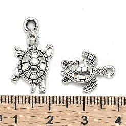 Tibetischer stil Aluminium Anhänger & Charms&nbsp;TIBEP-MSMC021-13
