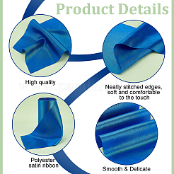 Polyester Satinband&nbsp;OCOR-WH0105-015A