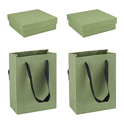 2 vitrina cuadrada de papel para joyas&nbsp;CON-TA0001-39F-01