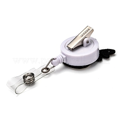 Bobina natalizia con renne/cervo/cervo glitter polvere feltro e plastica abs porta badge&nbsp;AJEW-I053-11