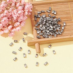 Metallfarbene Glas-Saatperlen&nbsp;SEED-YW0002-36B