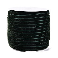Ruban de velours simple face à paillettes scintillantes&nbsp;SRIB-Q023-01B-10