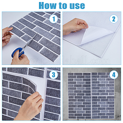 Selbstklebende PVC-Wandaufkleber&nbsp;DIY-WH0496-61