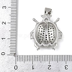 Ottone micro spianare pendenti zirconi&nbsp;KK-A260-07B-P
