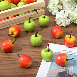 60 Stück 2 Farben Schaum-Apfelimitat&nbsp;DJEW-CA0001-43