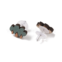 Set di orecchini a bottone del ringraziamento&nbsp;EJEW-U016-01P-03