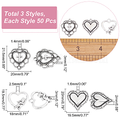 150pcs 3 pendentifs en alliage de style tibétain&nbsp;TIBE-CA0001-19