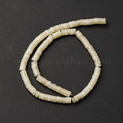 Natürliche weiße afrikanische Opalkorne Stränge&nbsp;G-L624-I19-3x6mm
