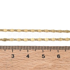Colliers à maillons ovales en acier inoxydable 304 de 2 mm&nbsp;NJEW-D328-02G