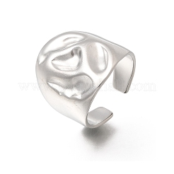 Offene Manschettenringe aus Edelstahl 304 für Damen&nbsp;RJEW-T034-04P