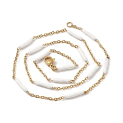 Collier chaîne à maillons en émail&nbsp;STAS-B025-02G-05