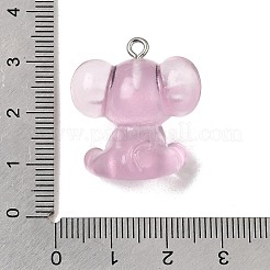 Leuchtende transparente Harzanhänger&nbsp;RE-CBAAB56-04