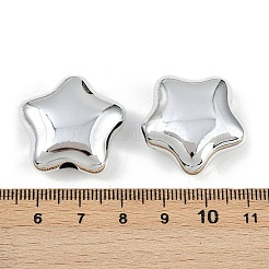 Vernickelt Acryl-Perlen&nbsp;OACR-G048-01