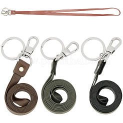 4 Stück Umhängeband aus PU-Leder in 4 Farben&nbsp;AJEW-CL0001-29