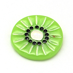 Deko-Cabochons aus Kiwi-Fruchtharz&nbsp;CRES-R183-16