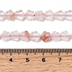 Natürliche rote hämatoide Quarz-/Eisenquarz-Perlenstränge&nbsp;G-B138-C19-01
