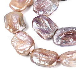 Natürliche Barock Keshi Perlen Stränge&nbsp;PEAR-S020-K12