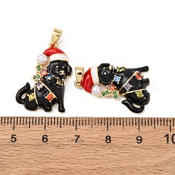 Ottone micro spianare pendenti zirconi&nbsp;KK-F917-06G