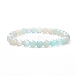 Bracciale elasticizzato con perline rotonde in pietra naturale per donna ragazza&nbsp;BJEW-JB06882
