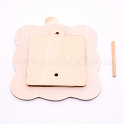 Cadres photo en bois naturel non finis&nbsp;WOOD-WH0110-32