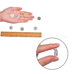 6 pz 3 stili ciondoli per animali domestici in acciaio inossidabile 304&nbsp;FIND-SZ0001-007P