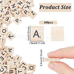 Rompecabezas del alfabeto de madera para niños pequeños&nbsp;WOOD-WH0109-21