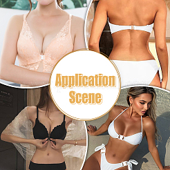 30 clip per bikini in plastica bicolore&nbsp;FIND-AR0006-50