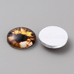 Cabochons di vetro&nbsp;LS-GLAA-WH0033-75E-07