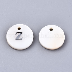 Pendentifs de coquillages d'eau douce naturelle&nbsp;SHEL-Q018-01A-Z-P