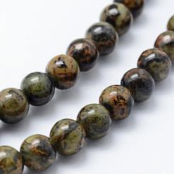 Chapelets de perles de jade naturel&nbsp;G-P326-07-8mm