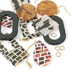 DIY-Geometrie-Ohrhänger-Set aus Acryl&nbsp;DIY-TA0009-28