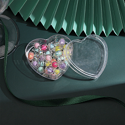 Scatole regalo portaoggetti in acrilico a cuore&nbsp;CON-WH0095-47