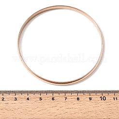 Bracelets simples en acier inoxydable 304 pour femmes et hommes&nbsp;BJEW-Z167-01M-04