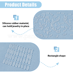 100 anello in silicone trasparente&nbsp;FIND-HS0001-19