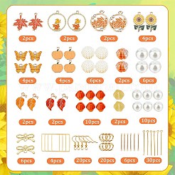 Kit de fabrication de boucles d'oreilles pour Thanksgiving&nbsp;DIY-SC0021-84