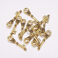 Tibetischer stil Aluminium Anhänger & Charms&nbsp;LS-TIBEP-EA10909YKG-AG-LF