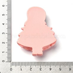 Cartoon Mädchen undurchsichtige Harz Decoden Cabochons&nbsp;RESI-S392-05A-01