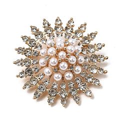 Legierung Rhinestone-Broschen&nbsp;JEWB-XCP0001-10